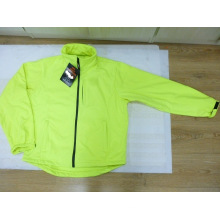 Lime Green Reflective Soft Shell Jacket Waterproof